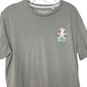 Free Planet tshirt- Large-graphic organic conscientious cotton‎
